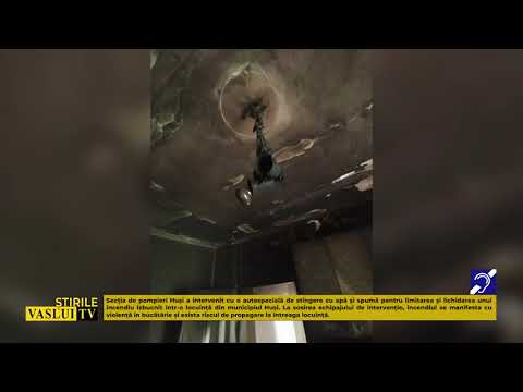 INCENDIU INTR UN APARTAMENT DIN HUSI!