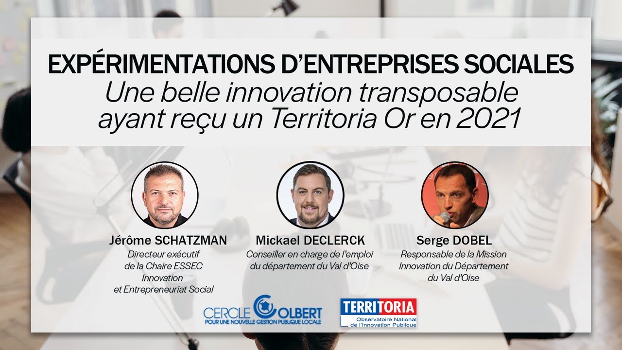 Expérimentations d'entreprises sociales