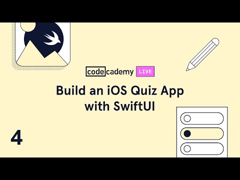 Codecademy Live iOS App Development #4: Navigate Between Views
