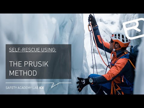 Self-rescue from a crevasse using a Prusik & Garda hitch – Tutorial (17/18) | LAB ICE