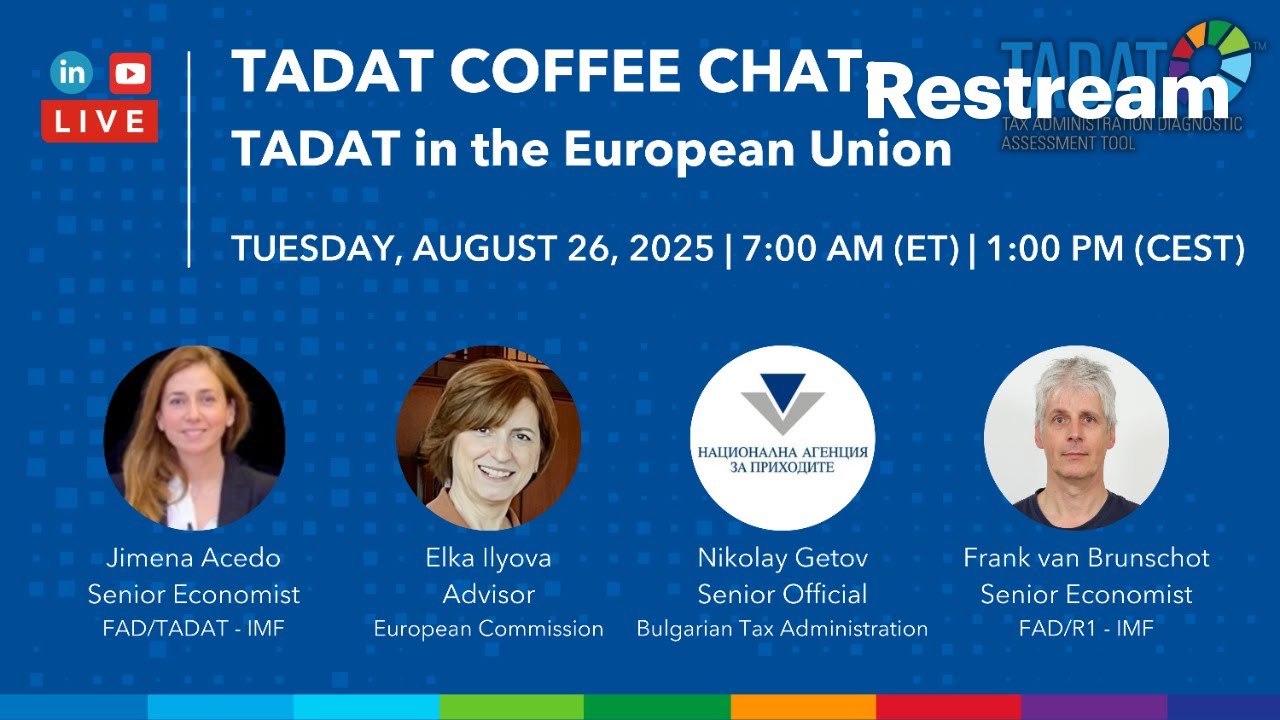 TADAT Coffee Chat: TADAT in the European Union