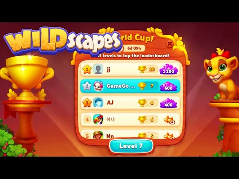 Wildscapes World Cup level 6 after Level 3415 HD Walkthrough | gameplay | android | ios  GameGo Game