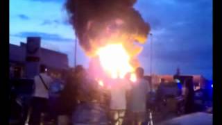 preview picture of video 'Incendio a Verona 6 luglio 2012'
