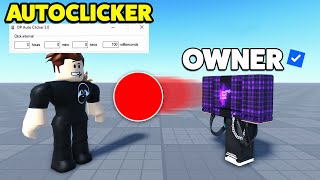 AUTOCLICKER vs OWNER In Blade Ball