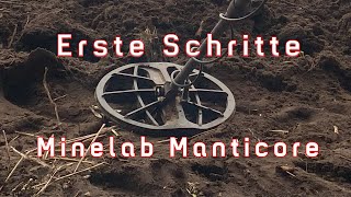 Erste Schritte mit dem Minelab Manticore Metalldetektor - Einstellungen und Sond