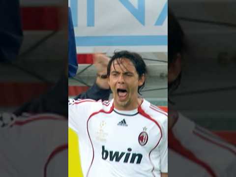 SuperPippo Inzaghi 🆚 Liverpool in 2007 | #championsleague #shorts