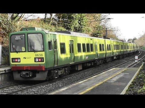 Irish Rail 8520 Class Dart Trains 8640 and 8638 - Raheny Station, Dublin