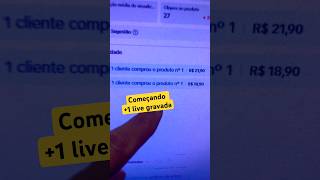 Vendendo em Mais uma live automática gravada pelo TikTok Shop