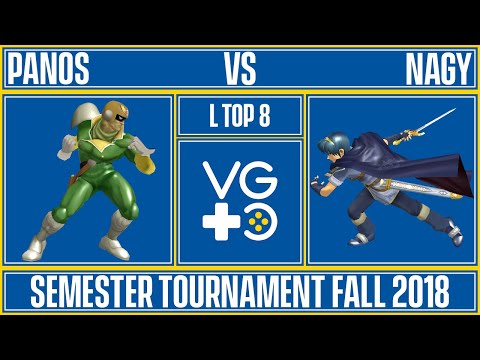 UD Semester Tournament Fall 2018 - Singles - L Top 8 - NBR | Panos (Falcon) vs. Nagy (Marth)
