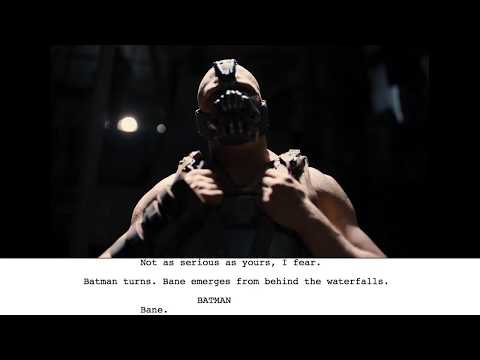 From Script to Screen - The Dark Knight Rises - Bane vs Batman