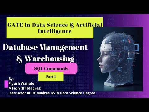 SQL command part 1 Video Lecture - Crash Course for GATE Data Science ...
