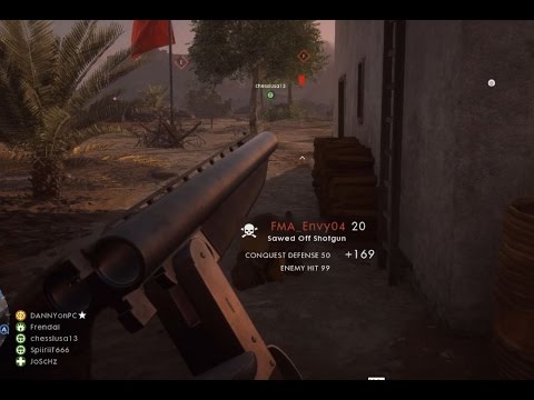 Secret double barrel DOOM reload in Battlefield 1 (sawed off)