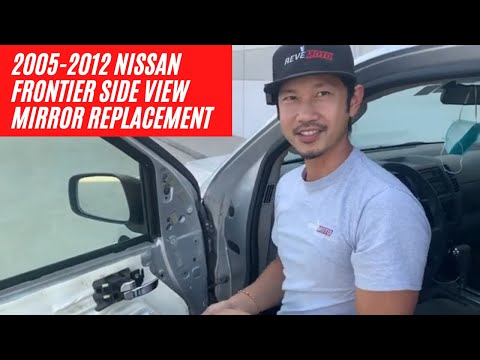 How to replace a 2005-2019 Nissan Frontier side view mirror | ReveMoto
