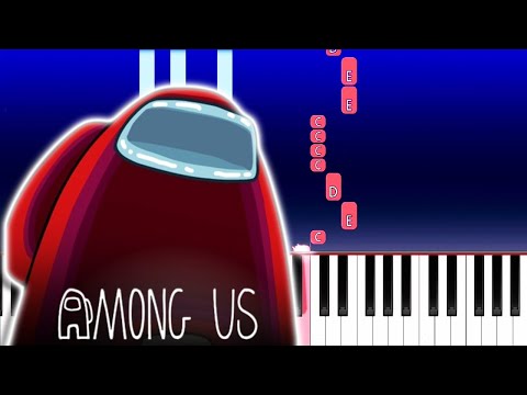 Among Us Animation - Act So Sus (Song by Shawn Christmas) (Piano Tutorial)