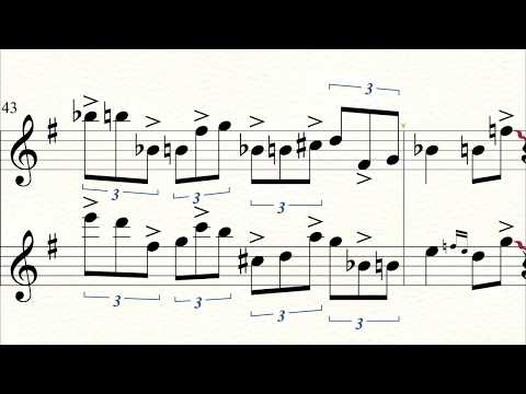 Saxophone Jazz Duet -"Tuxedo" -  with high harmonic G!