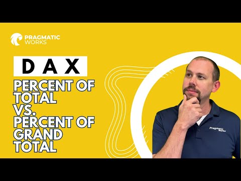 DAX - Percent of Total vs Percent of Grand Total DAX - Percent of Total vs Percent of Grand Total