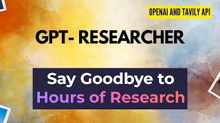 Shocking Trick to Conduct Hours of Research | GPT-Researcher [a-z]