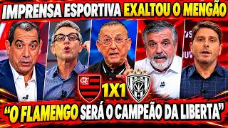 IMPRENSA ESPORTIVA EXALTOU A CLASSIFICAÇÃO DO MENGÃO "O FLAMENGO SERÁ O CAMPEÃO DA LIBERTADORES"