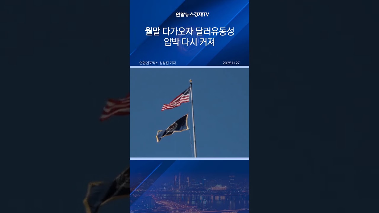 월말 다가오자 달러유동성 압박 다시 커져