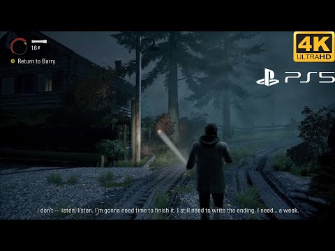 Alan Wake Remastered PS5 4K 60FPS HDR Gameplay - PS5 Version