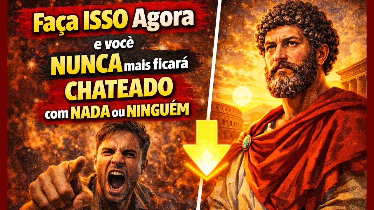 Faça ISSO  Agora e você NUNCA mais ficará  chateado com NADA ou NINGUÉM | ESTOICISMO