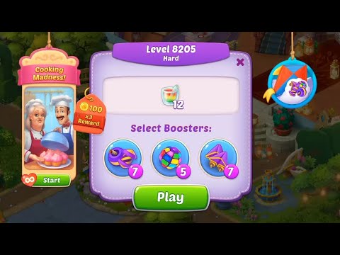 homescapes level 8205 | homescapes hard level