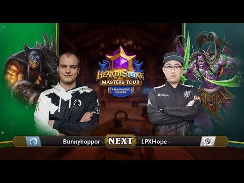 Bunnyhoppor vs LPXHope - Quarterfinal - Hearthstone Masters Tour Online: Asia-Pacific