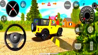 Dollar Song Modified Mahindra Yellow Thar || Off Road 4×4 Driving Simulator Gameplay Bhag- 10