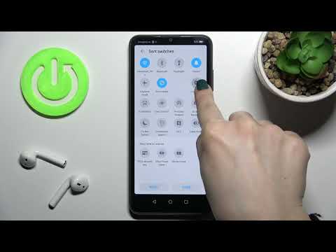 How to Adjust Notifications Shortcut Panel in Honor 9A - Remove/ Add Shortcuts