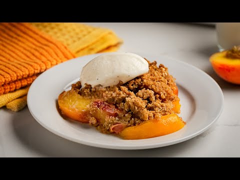 Peach Crisp Recipe - Classic Peach Dessert!