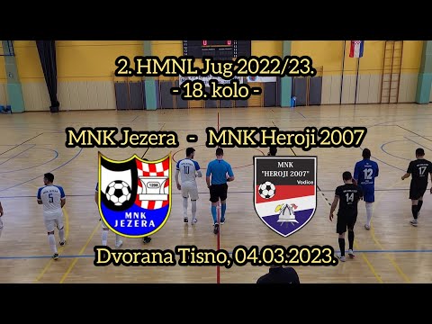2. HMNL Jug 2022/23. - MNK Jezera - MNK Heroji 2007  4:2