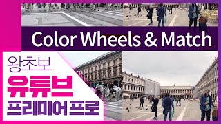 👍영상보정 / 색상일치  [왕초보 유튜브 프리미어 프로] Color Wheels & Match in Premiere Pro