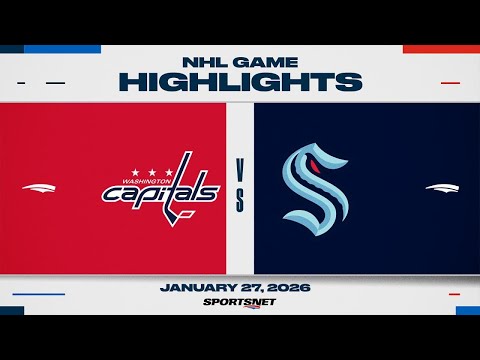 NHL Highlights | Capitals vs. Kraken - January 27, 2026