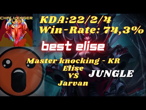 | League of Legends | Elise VS Jarvan (JUG) | Worlds Best Elise Master - KR