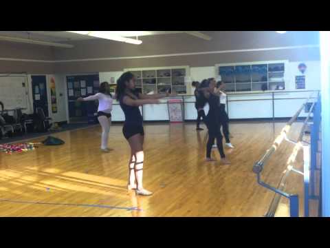 Practicing !!  ( Ferndale High School Dance Team 2012-2013)
