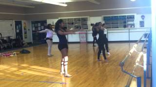 Practicing !!  ( Ferndale High School Dance Team 2012-2013)