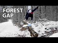 Snowskating In The Forest
