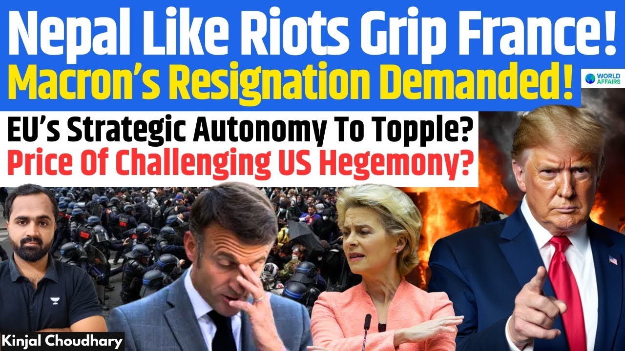 Block Everything - France's Macron Next After Nepal! Win For US & Trump! Loss For EU & India! Kinjal