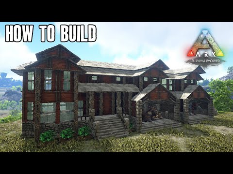 ARK - Large House With Dino Pen