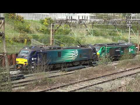 DRS 88001 68006 Carlisle Kingmoor - Crewe Gresty Bridge, Crewe Salop 14.04.22.