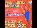 SHOW ME YOUR LOVE EXTENDED MIX SARA