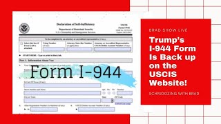 Trump’s I-944 Form Is Back up on the USCIS Website! | U.S. Immigration News (9/22/20)