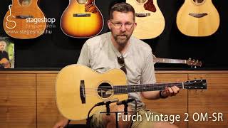 Video thumbnail for Furch Vintage 2 OM-SR acoustic guitar demo played in Stageshop by Stageshop
