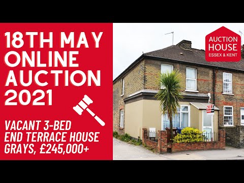 3 Bed End of Terrace House For Sale in Grays Essex | Auction House Essex & Kent