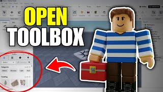 How To Open Toolbox In Roblox Studio