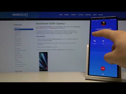 How to Check Incoming Calls in Sony Xperia 1 – Incoming Call Screen
