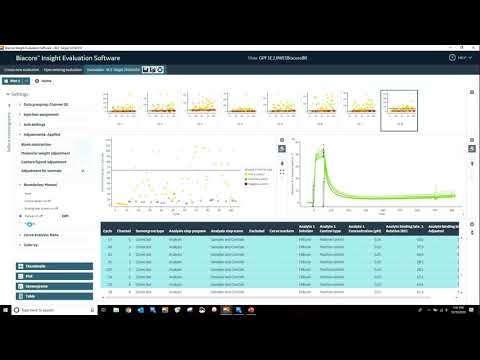 Biacore Insight Evaluation Software overview of key functions - Cytiva