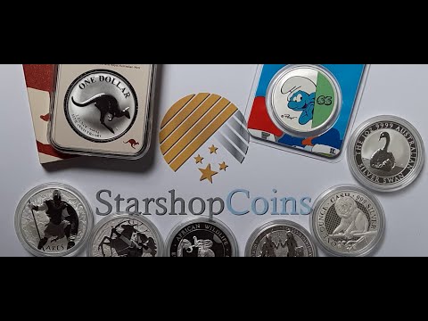 Unboxing moderne Silber-Unzen #023 - Paket von Starshop-Coins