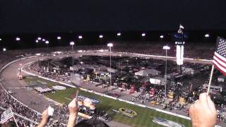 preview picture of video 'NASCAR - National Anthem Flyover Fireworks Start your Engines - Richmond'
