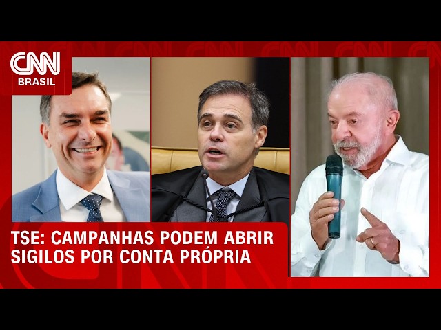 Mendonça diz que Flávio e Lula podem abrir sigilos por conta própria | CNN PRIME TIME